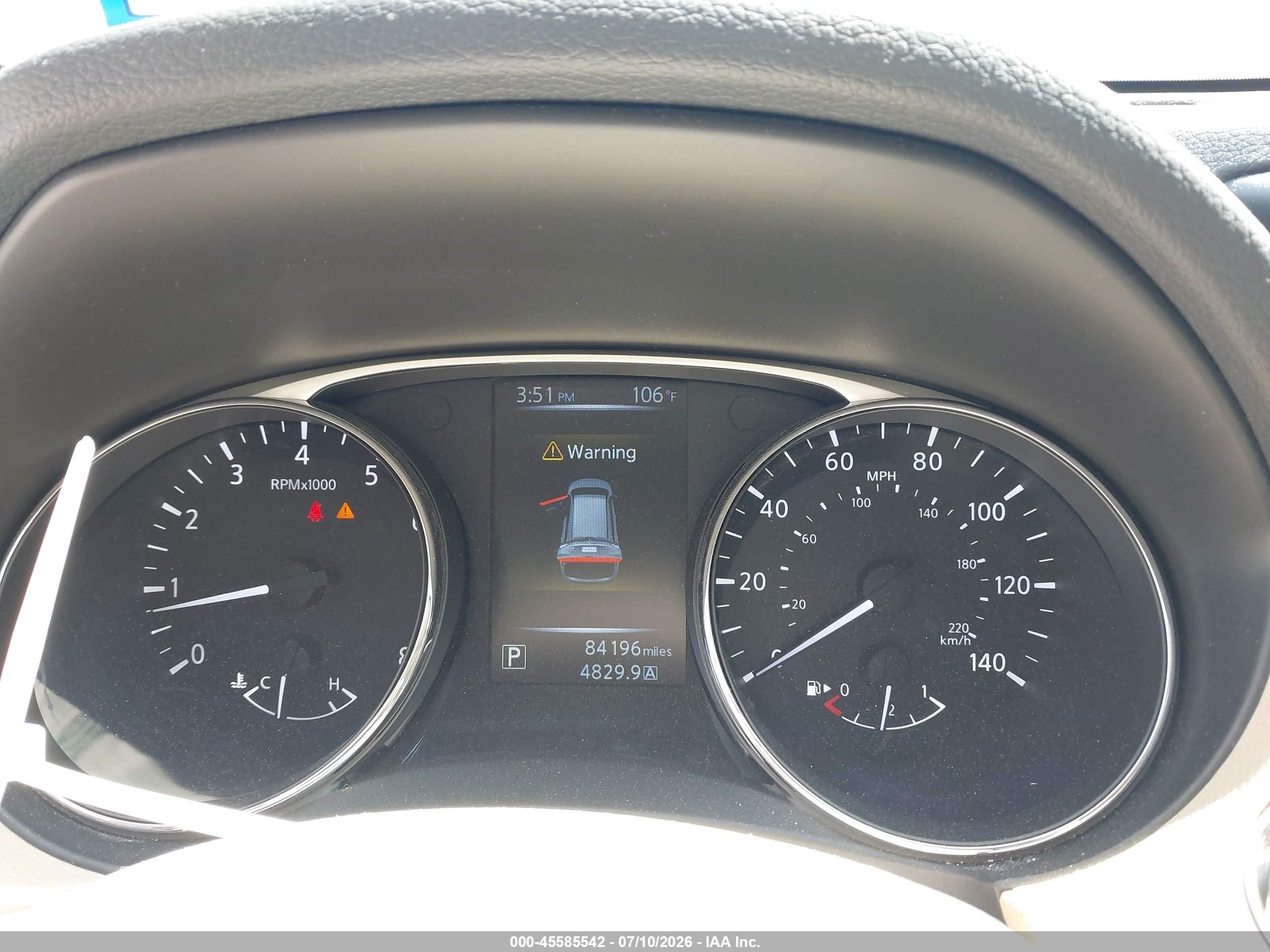 2015 Nissan Rogue Sv Red vin: 5N1AT2MT4FC917814
