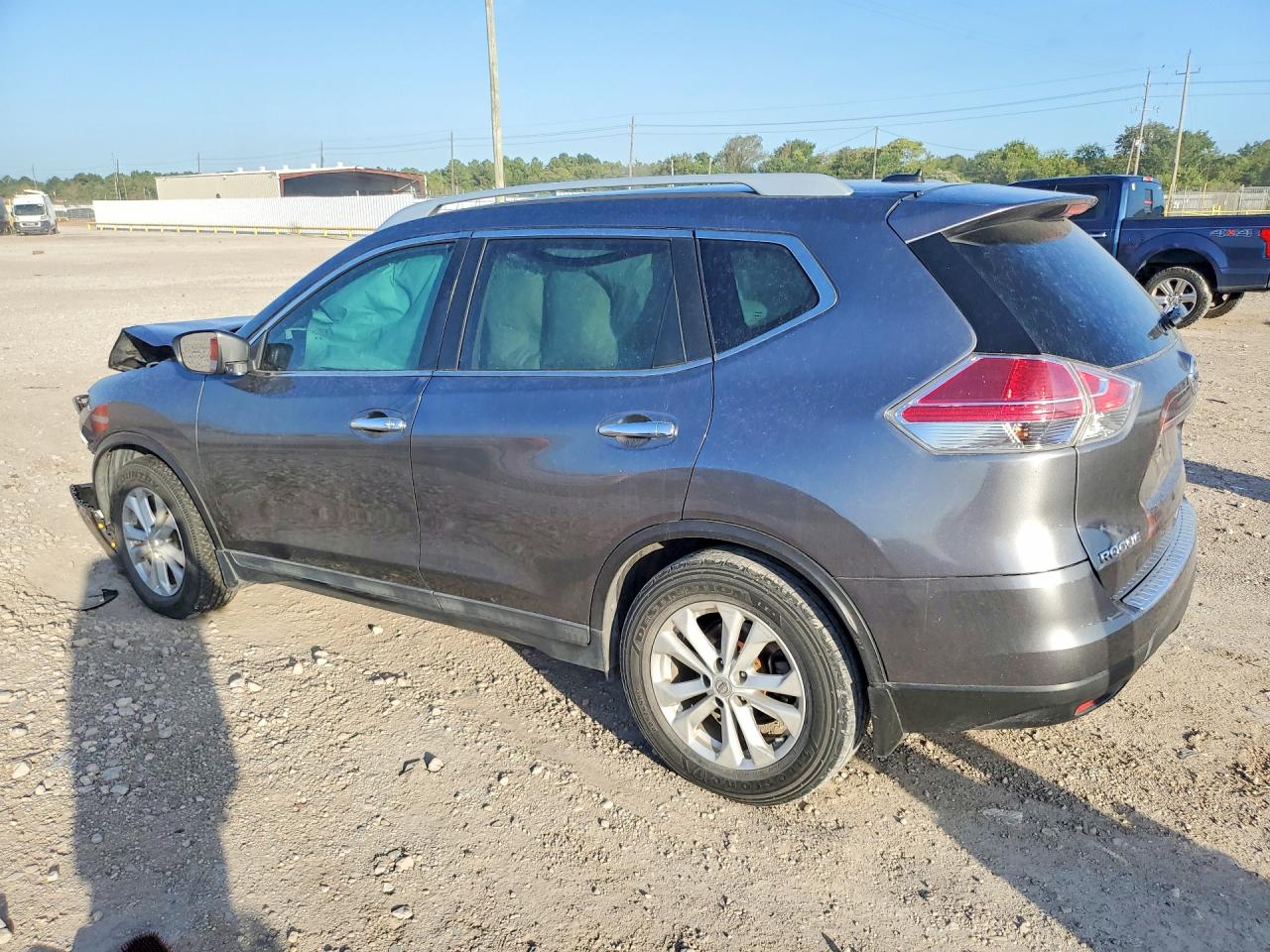 2015 Nissan Rogue Sv Gray vin: 5N1AT2MT4FC924181