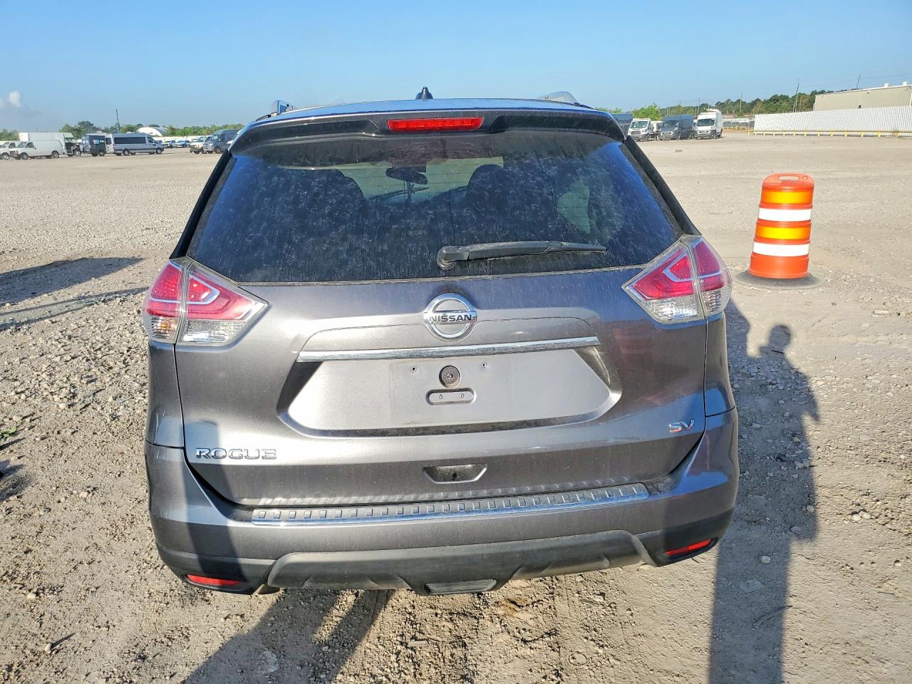 2015 Nissan Rogue Sv Gray vin: 5N1AT2MT4FC924181