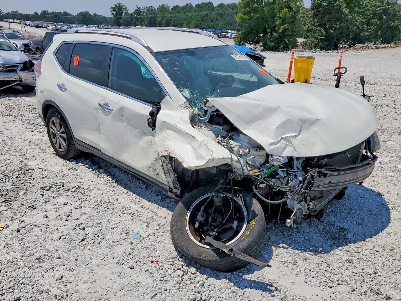 2016 Nissan Rogue Sv White vin: 5N1AT2MT4GC796221