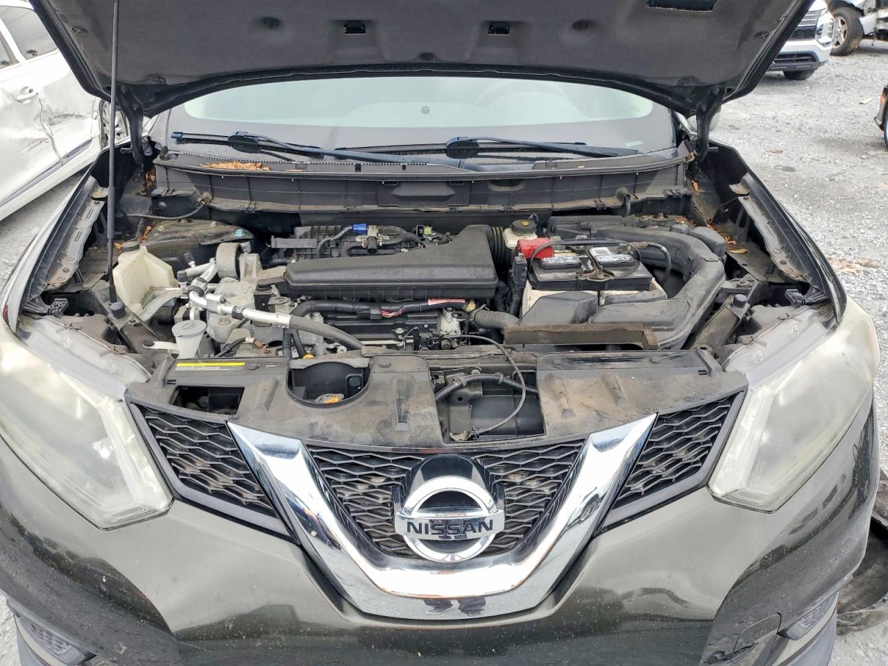 2016 Nissan Rogue Sv Зеленый vin: 5N1AT2MT4GC844302