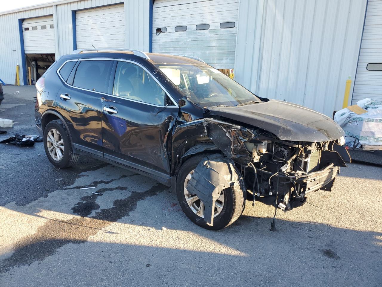 2016 Nissan Rogue S Black vin: 5N1AT2MT4GC917622