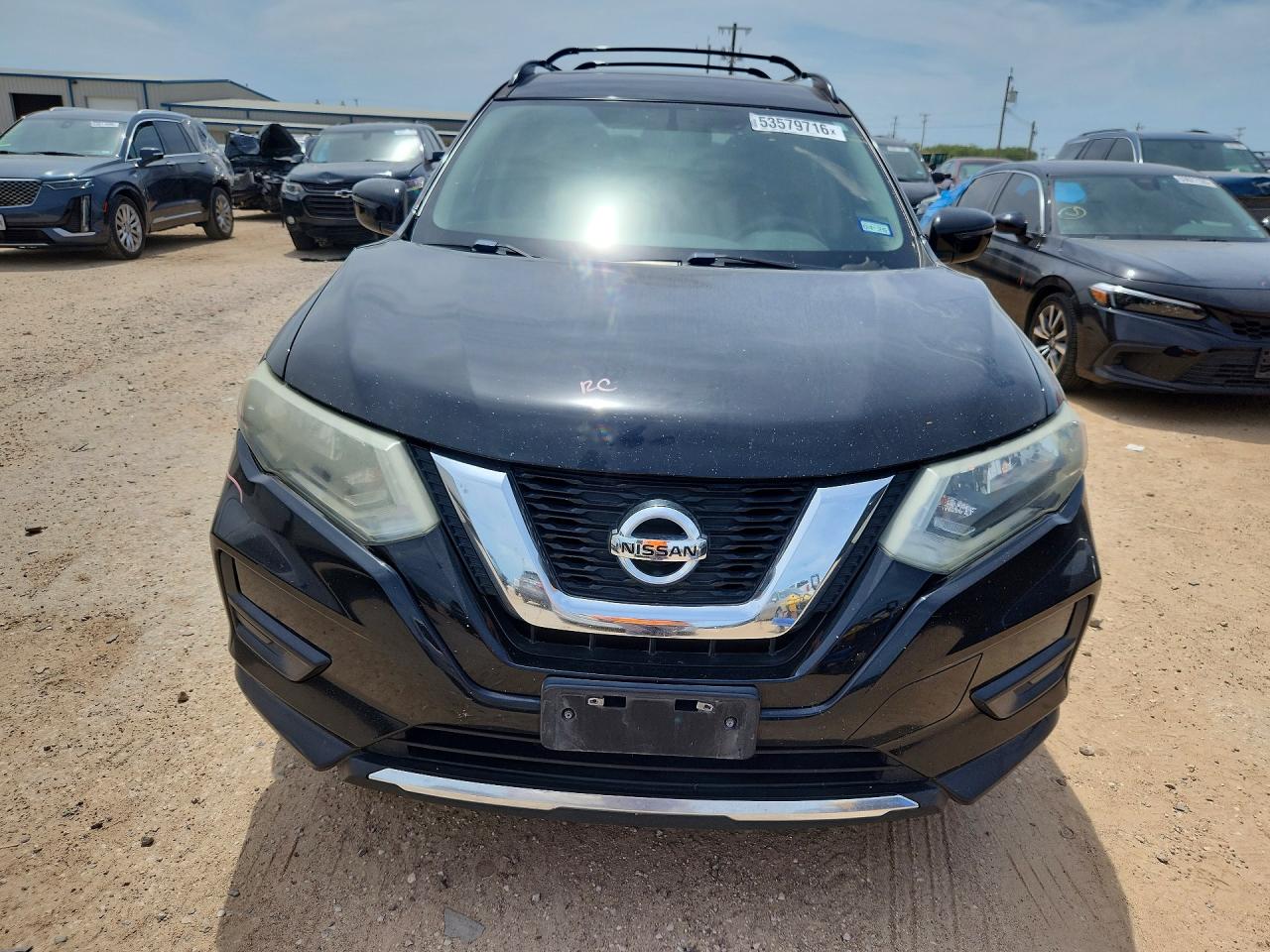 2017 Nissan Rogue Sv Black vin: 5N1AT2MT4HC802813