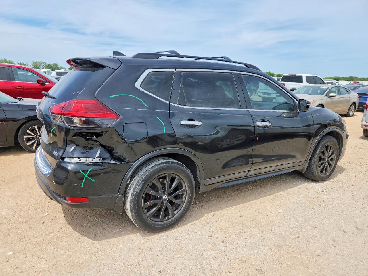 2017 Nissan Rogue Sv Black vin: 5N1AT2MT4HC802813