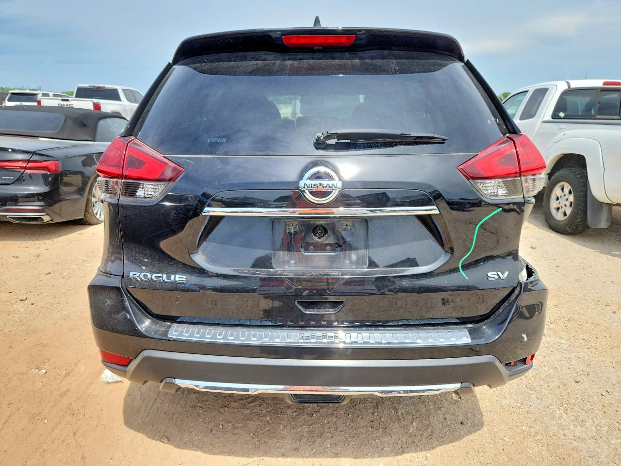 2017 Nissan Rogue Sv Black vin: 5N1AT2MT4HC802813