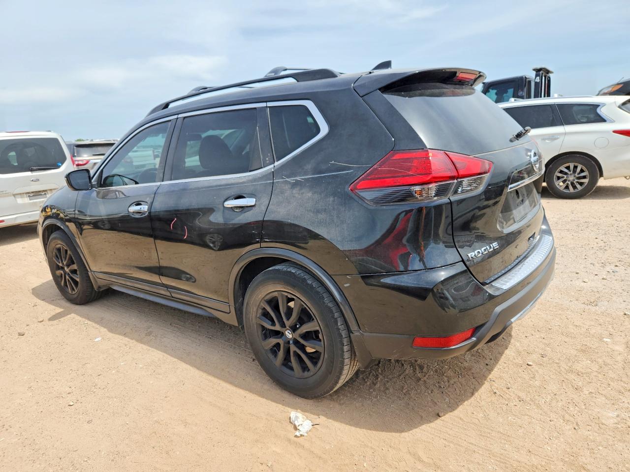 2017 Nissan Rogue Sv Black vin: 5N1AT2MT4HC802813