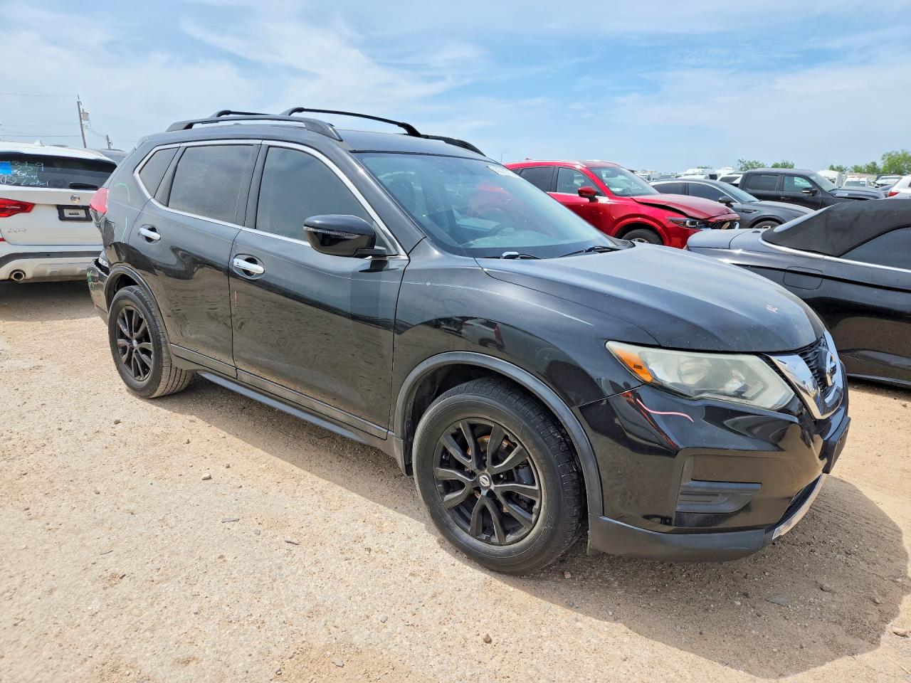 2017 Nissan Rogue Sv Black vin: 5N1AT2MT4HC802813