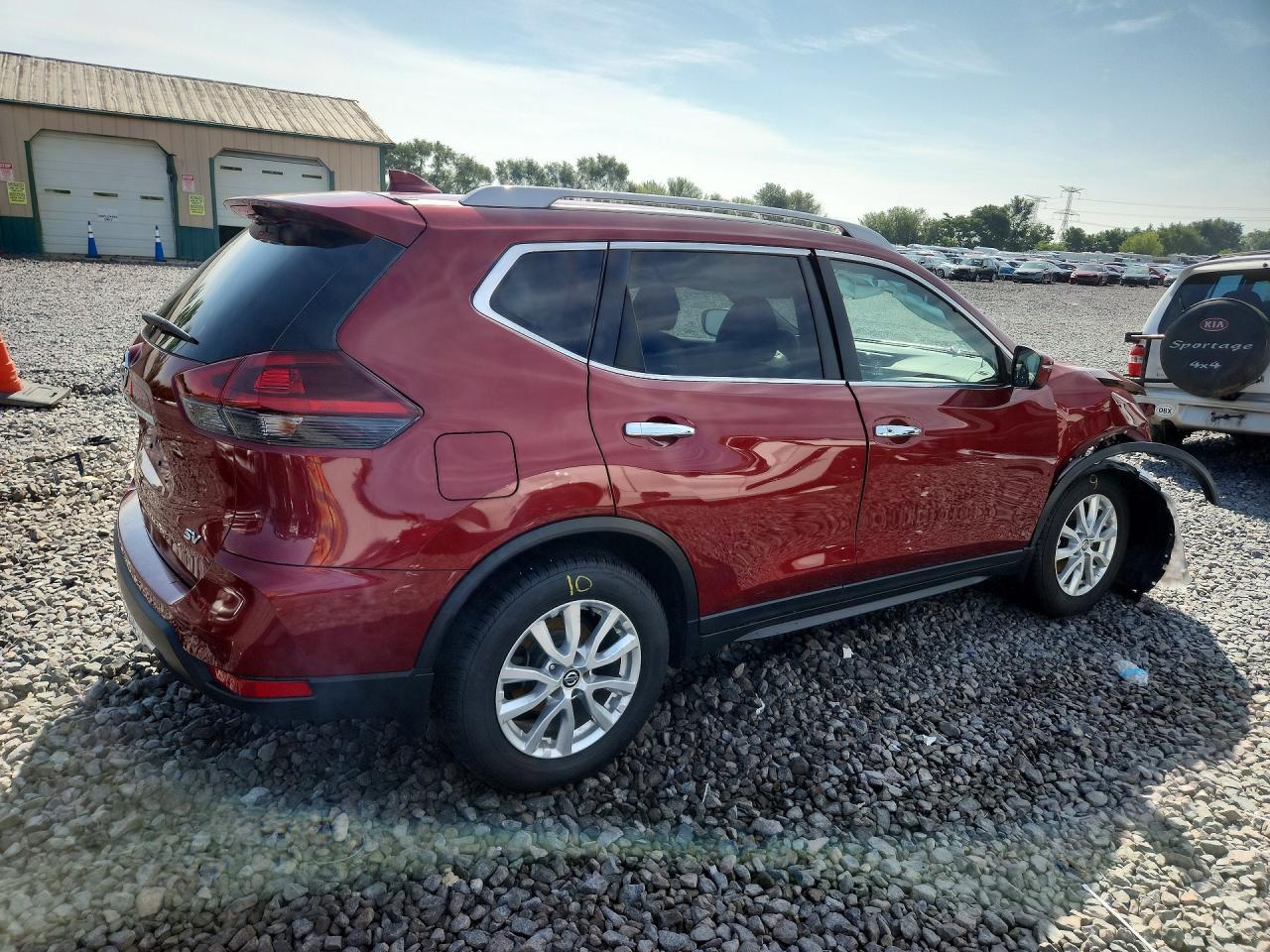 2019 Nissan Rogue S Red vin: 5N1AT2MT4KC738800