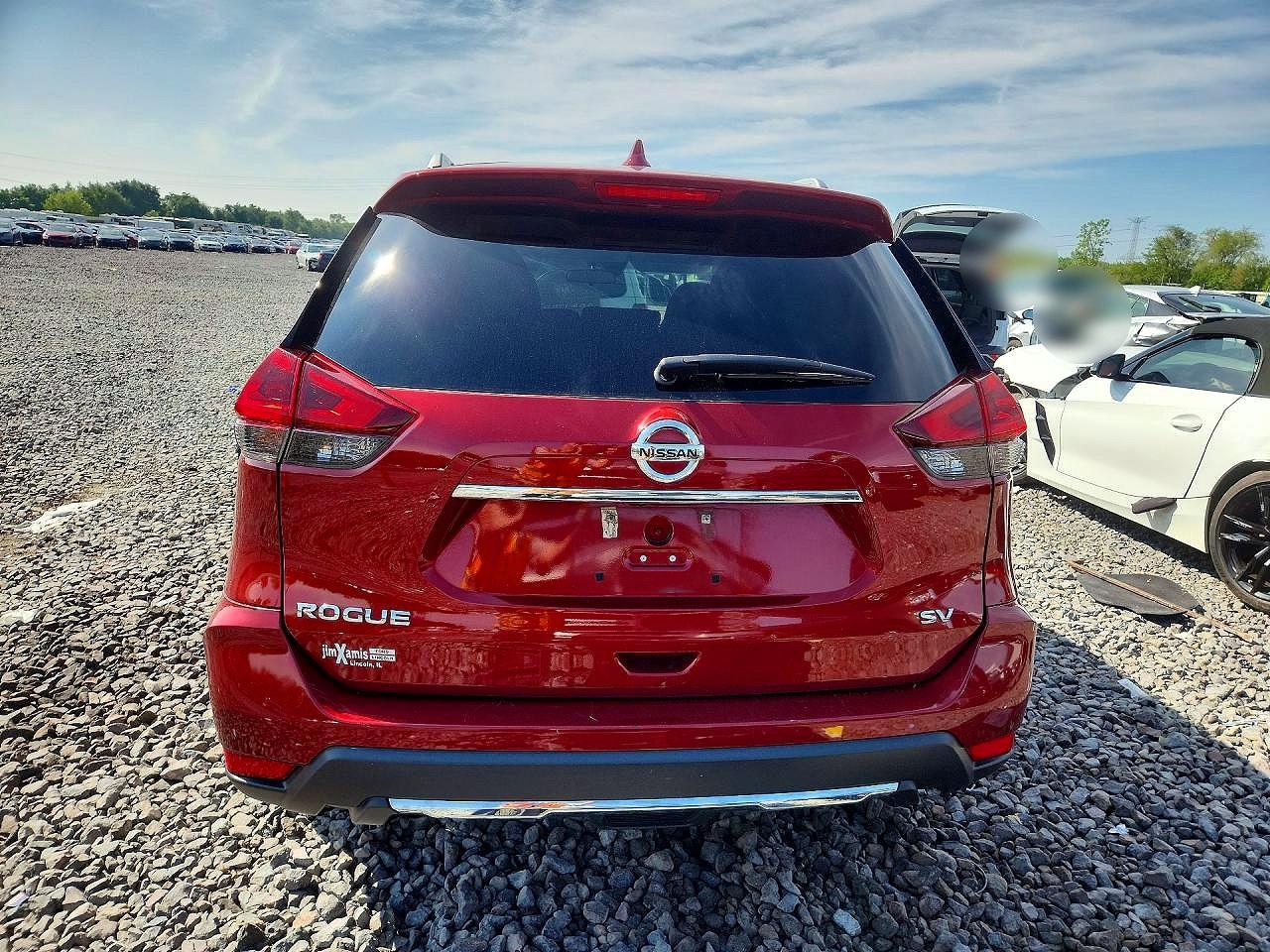 2019 Nissan Rogue S Red vin: 5N1AT2MT4KC738800