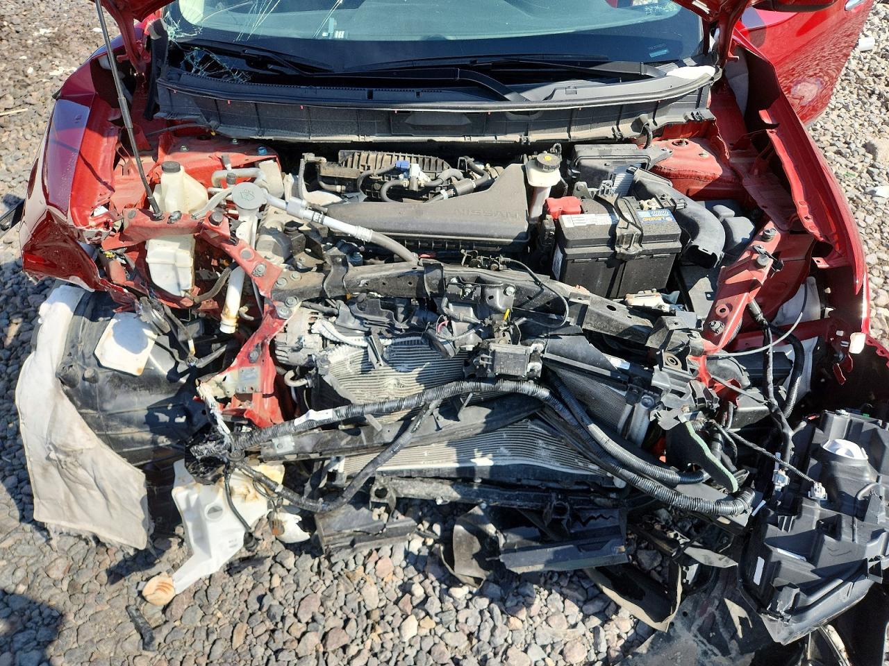 2019 Nissan Rogue S Red vin: 5N1AT2MT4KC738800