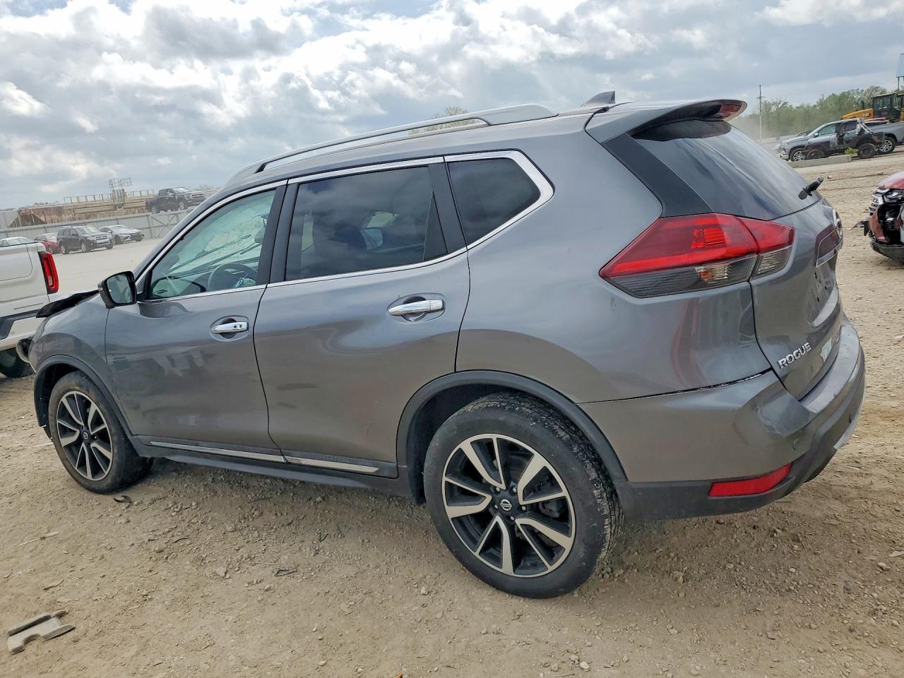 2019 Nissan Rogue Sl Серый vin: 5N1AT2MT4KC743477