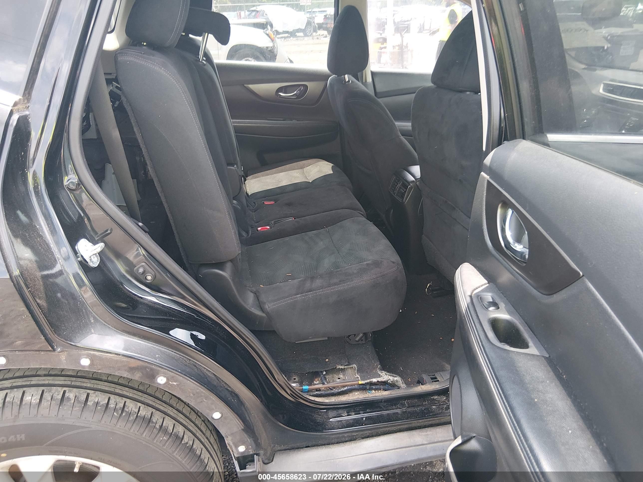 2014 Nissan Rogue Sv Black vin: 5N1AT2MT5EC751379