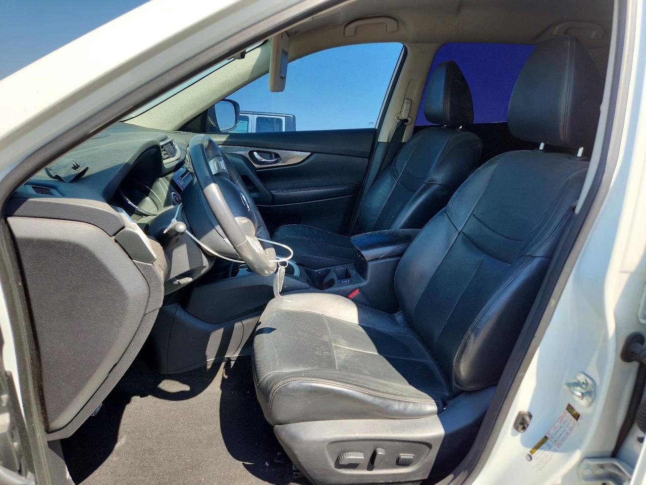 2014 Nissan Rogue Sl White vin: 5N1AT2MT5EC780090