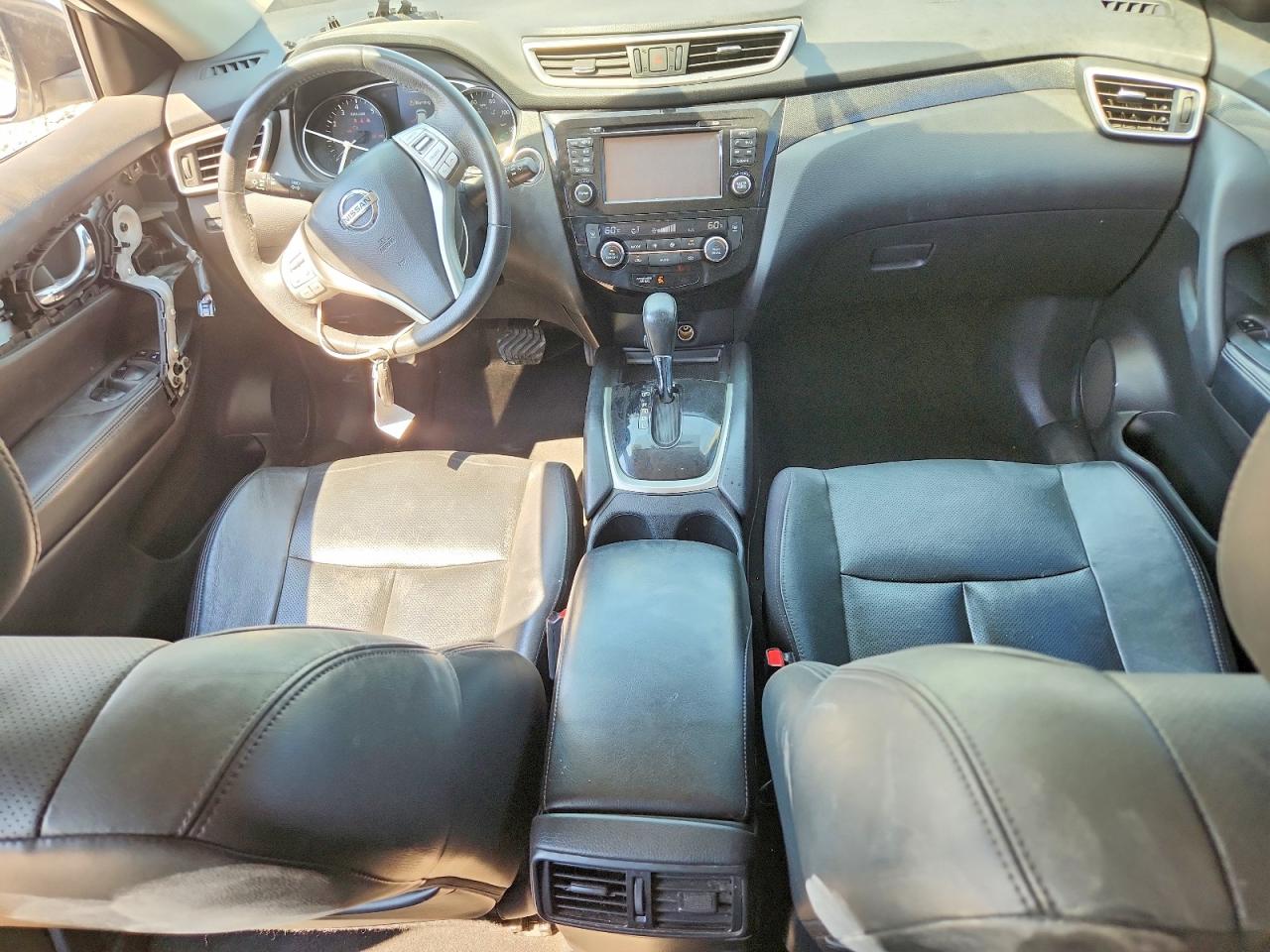 2014 Nissan Rogue Sl White vin: 5N1AT2MT5EC780090
