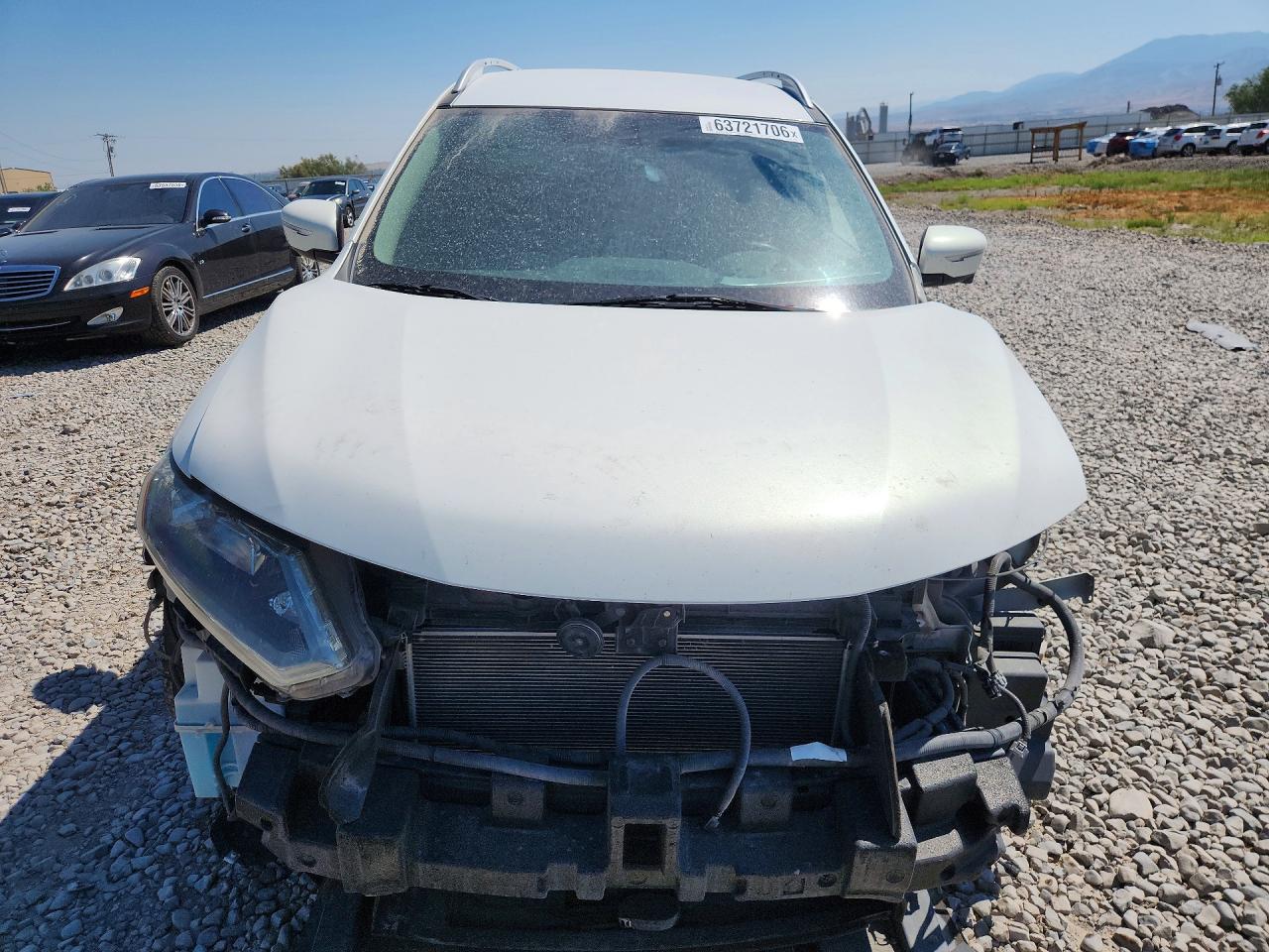 2014 Nissan Rogue Sl White vin: 5N1AT2MT5EC780090