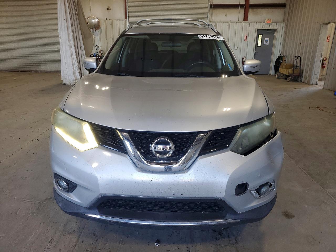 2014 Nissan Rogue Sv Серебряный vin: 5N1AT2MT5EC788206