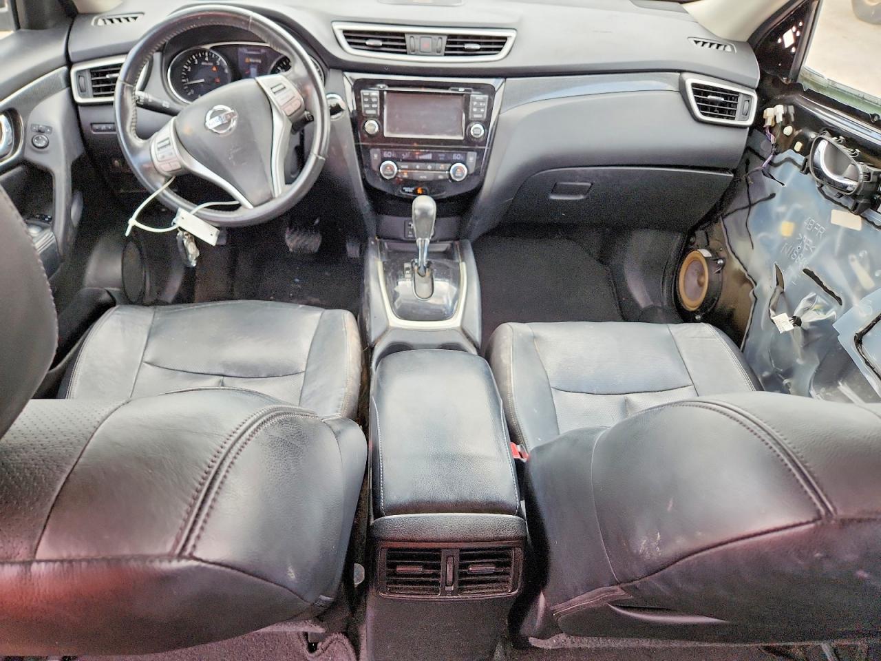 2014 Nissan Rogue Sl Black vin: 5N1AT2MT5EC793910