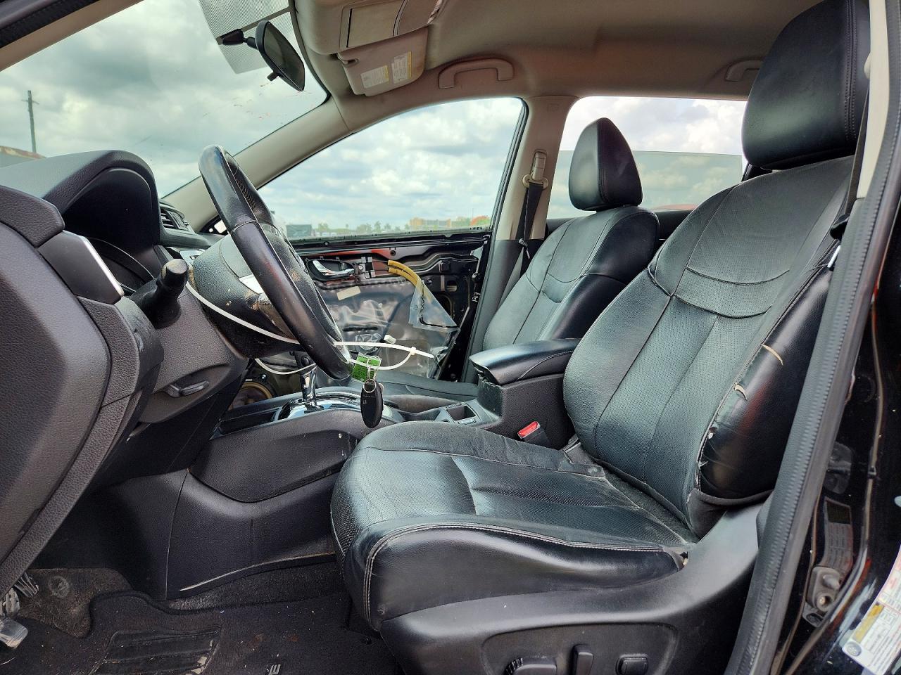 2014 Nissan Rogue Sl Black vin: 5N1AT2MT5EC793910