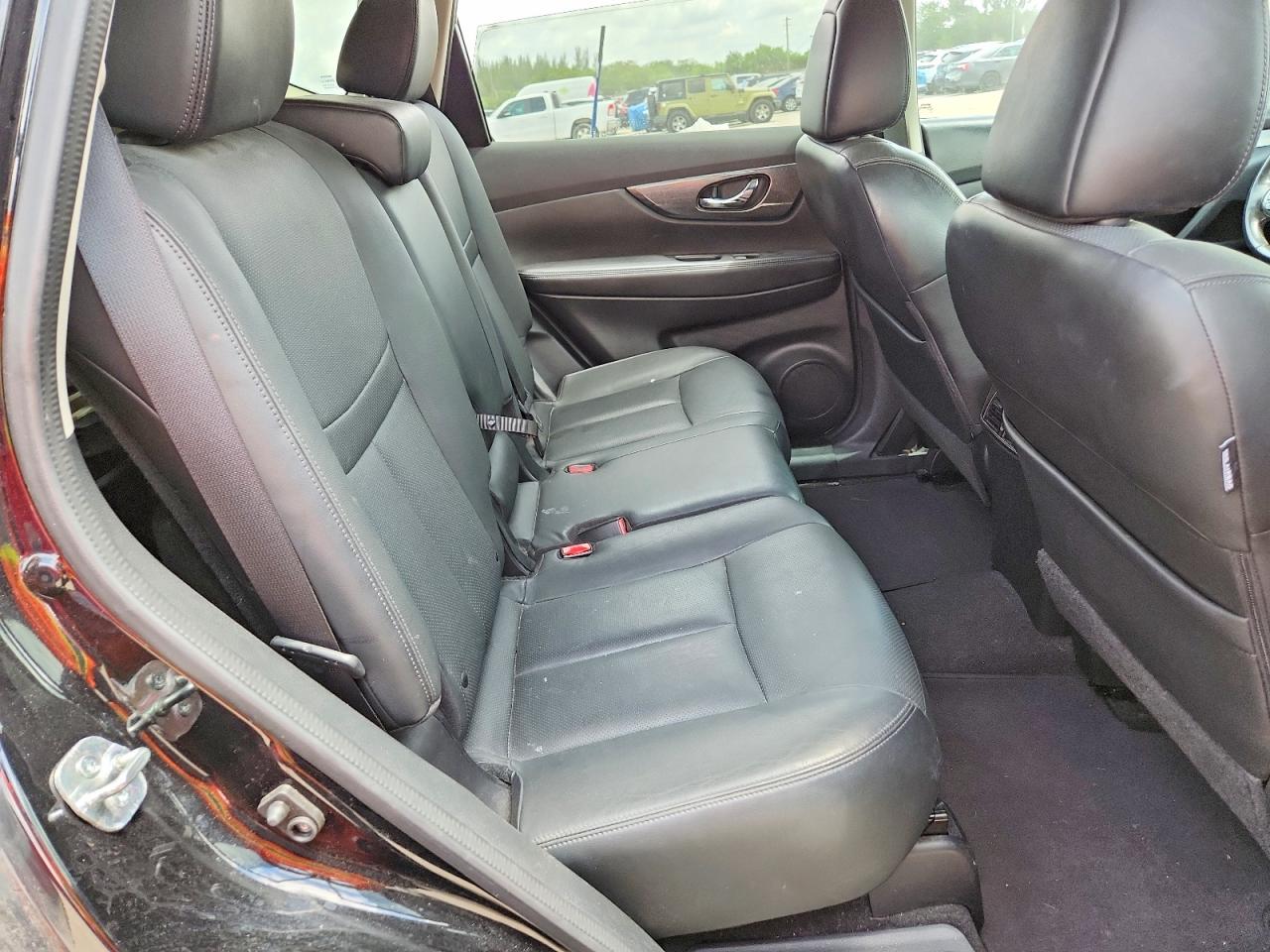 2014 Nissan Rogue Sl Black vin: 5N1AT2MT5EC793910