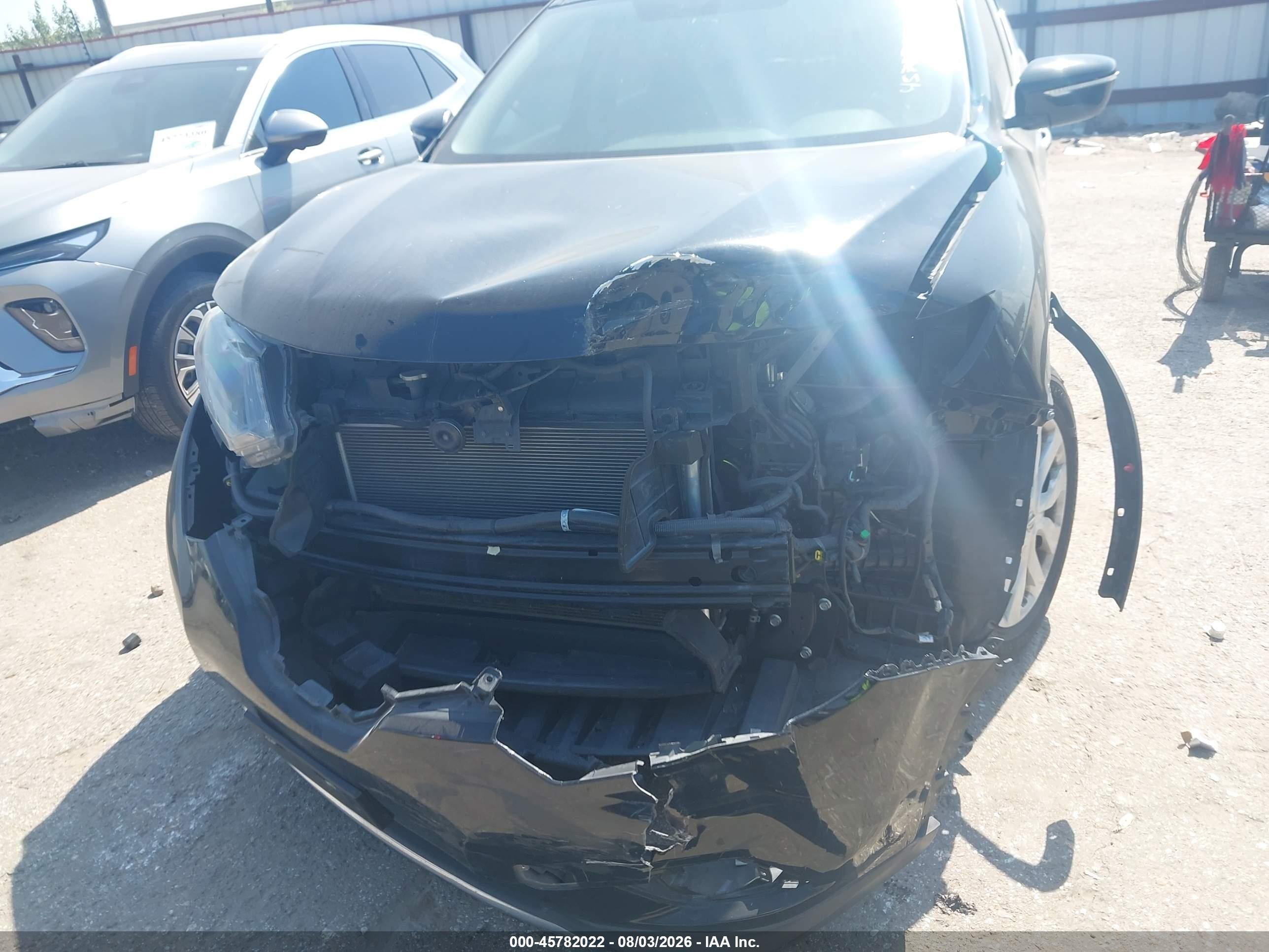2014 Nissan Rogue S Black vin: 5N1AT2MT5EC797116
