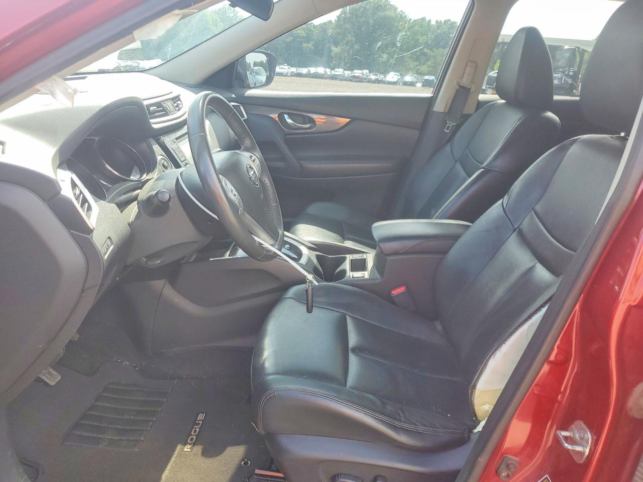 2014 Nissan Rogue Sl Red vin: 5N1AT2MT5EC818241