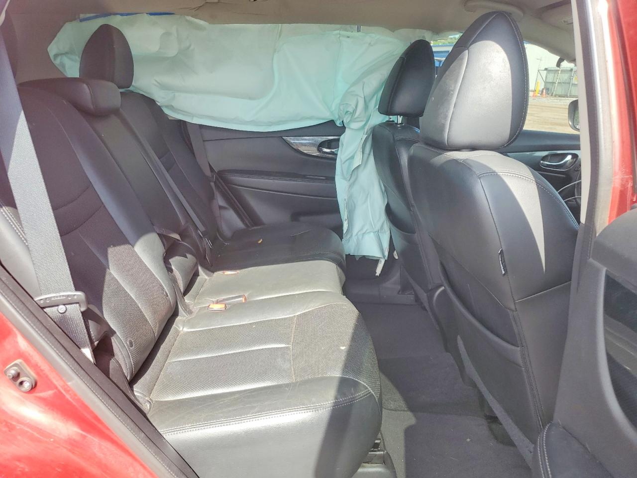2014 Nissan Rogue Sl Red vin: 5N1AT2MT5EC818241