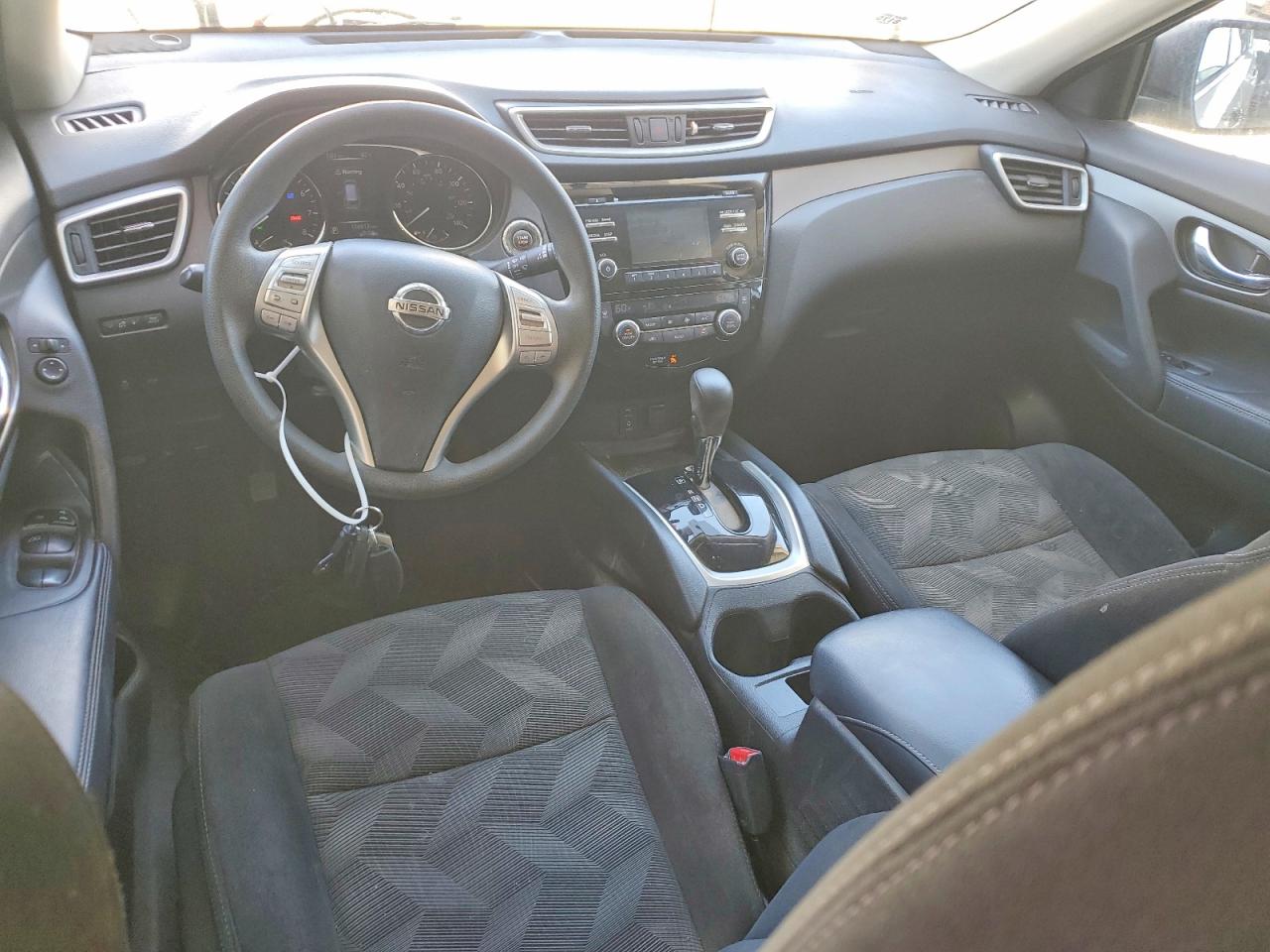 2014 Nissan Rogue Sv Silver vin: 5N1AT2MT5EC838439