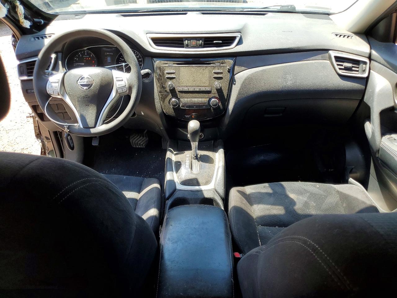 2014 Nissan Rogue S Black vin: 5N1AT2MT5EC841728