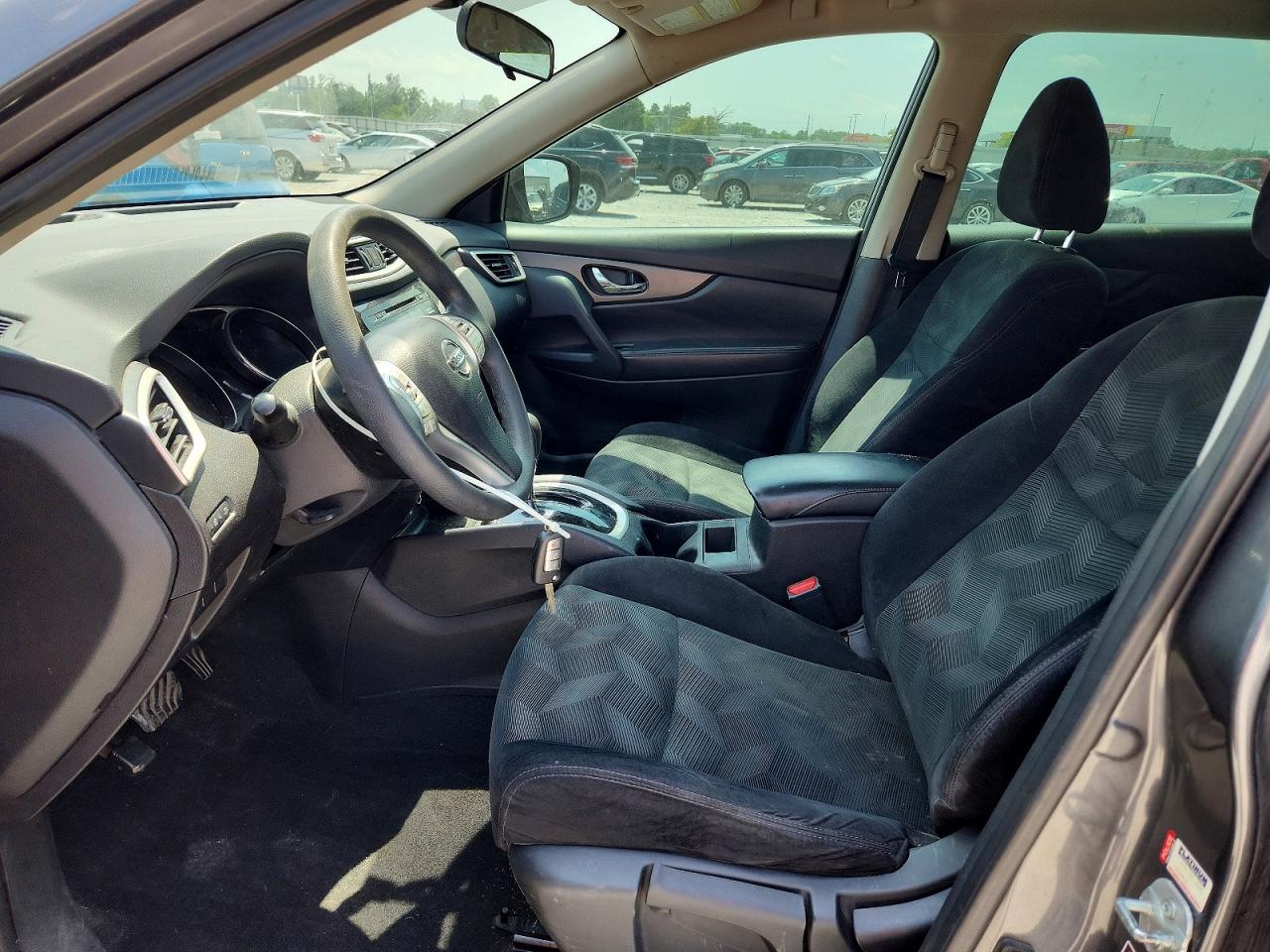 2015 Nissan Rogue S Gray vin: 5N1AT2MT5FC754381