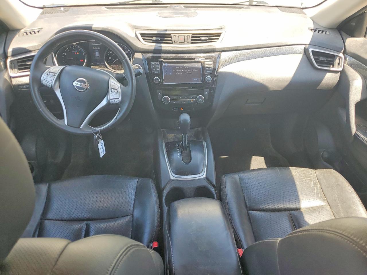 2015 Nissan Rogue Sl White vin: 5N1AT2MT5FC756244
