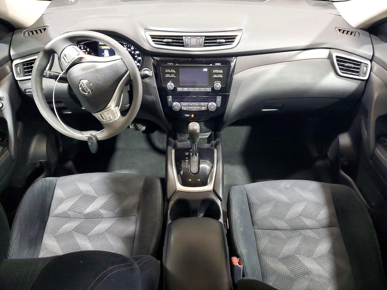 2015 Nissan Rogue Sv Синий vin: 5N1AT2MT5FC764697