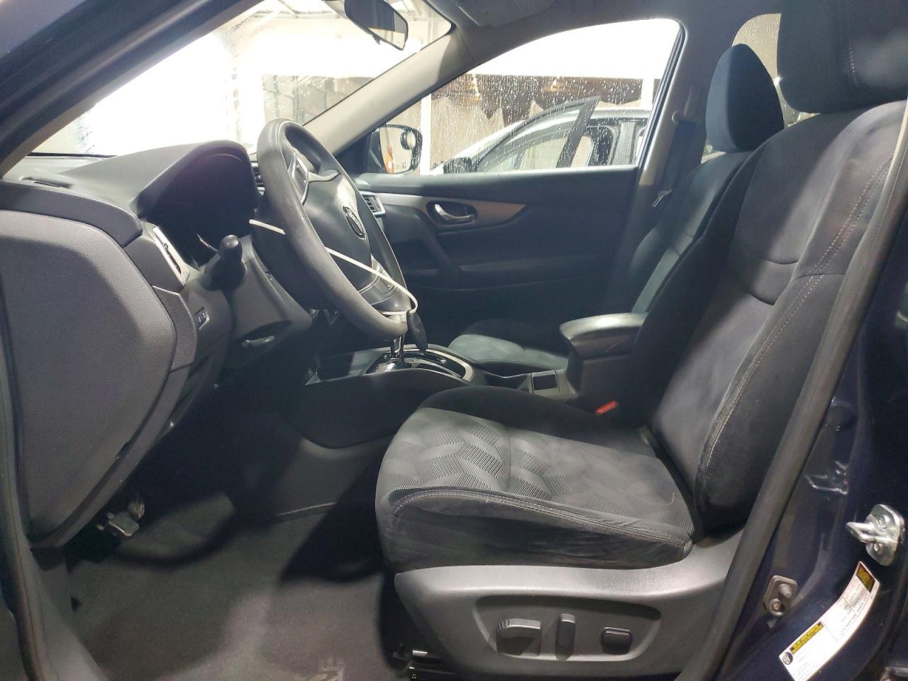 2015 Nissan Rogue Sv Синий vin: 5N1AT2MT5FC764697