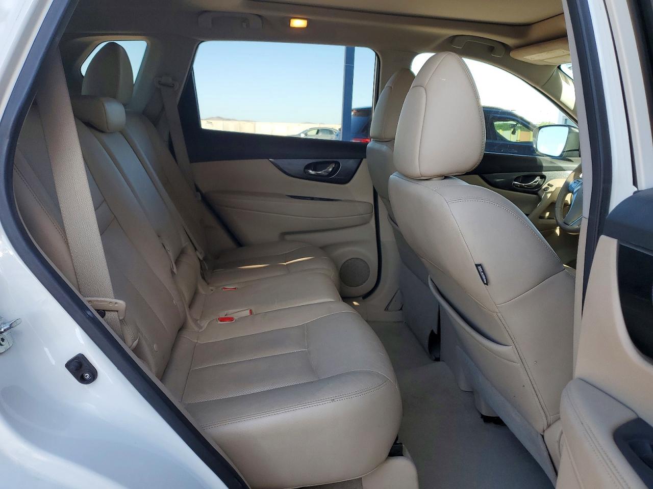 2015 Nissan Rogue Sl White vin: 5N1AT2MT5FC767924