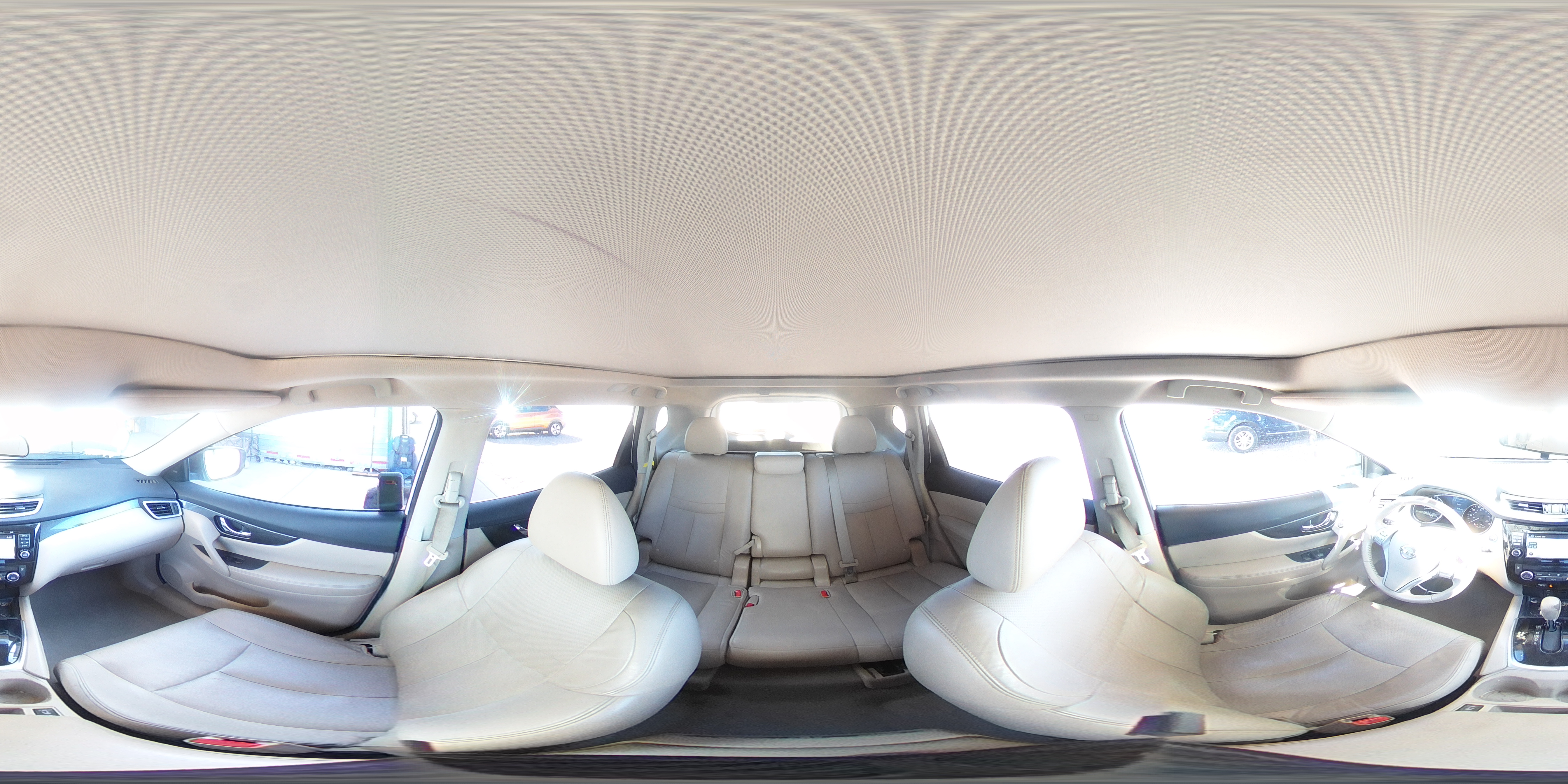 2015 Nissan Rogue Sl White vin: 5N1AT2MT5FC767924