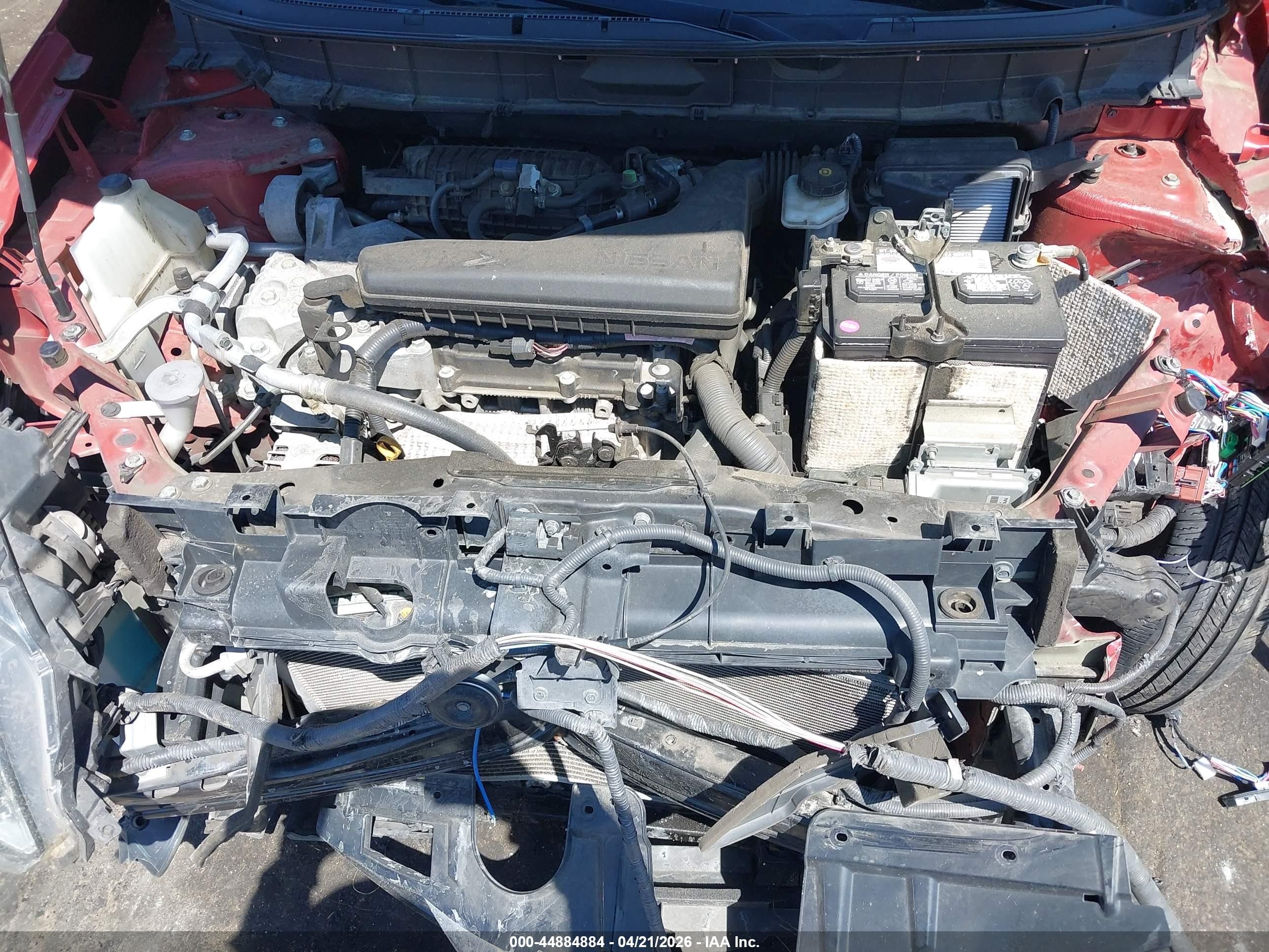 2015 Nissan Rogue Sv Red vin: 5N1AT2MT5FC786361