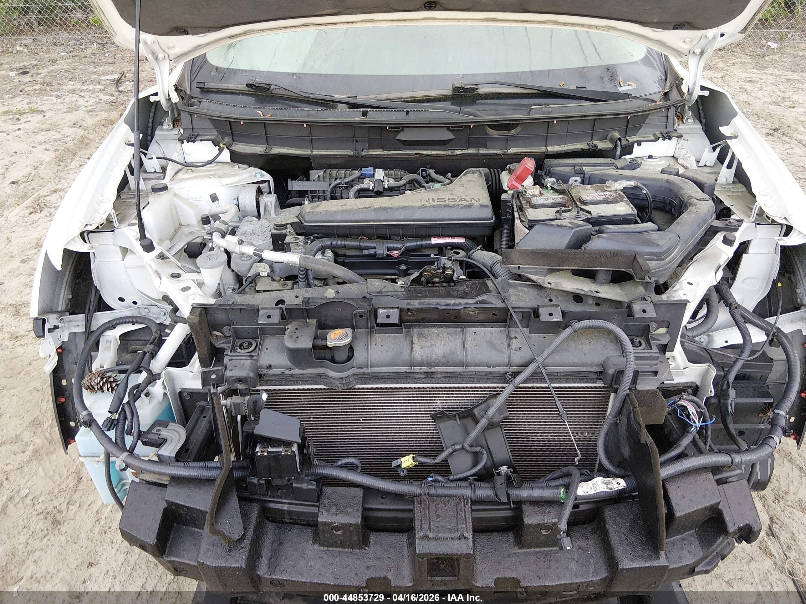2015 Nissan Rogue Sl White vin: 5N1AT2MT5FC857431