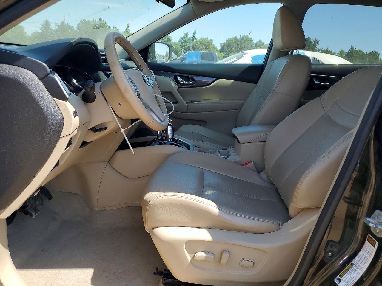 2015 Nissan Rogue Sl Green vin: 5N1AT2MT5FC864265