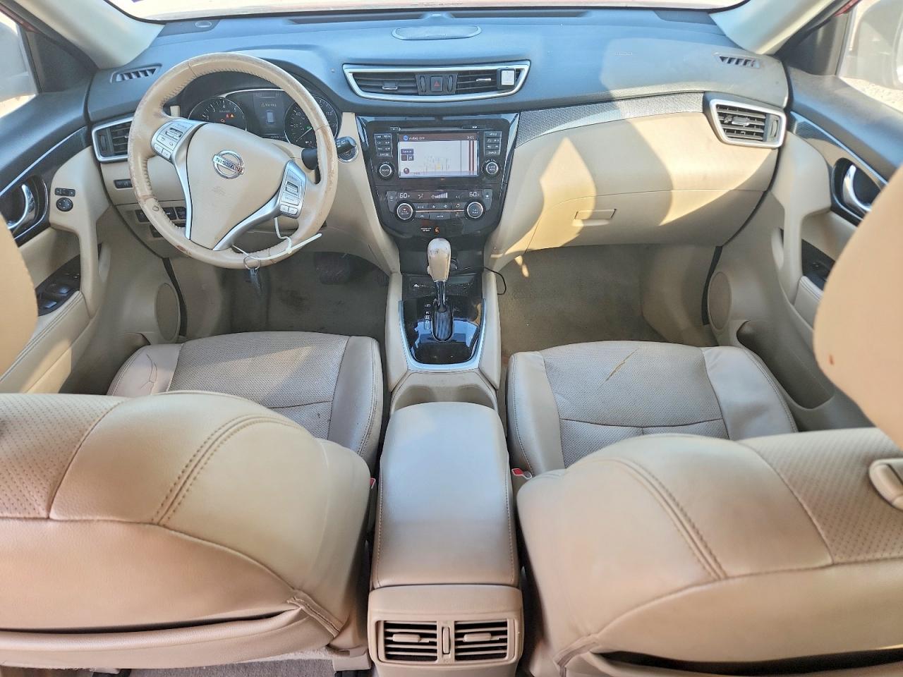 2015 Nissan Rogue Sl Burgundy vin: 5N1AT2MT5FC895399