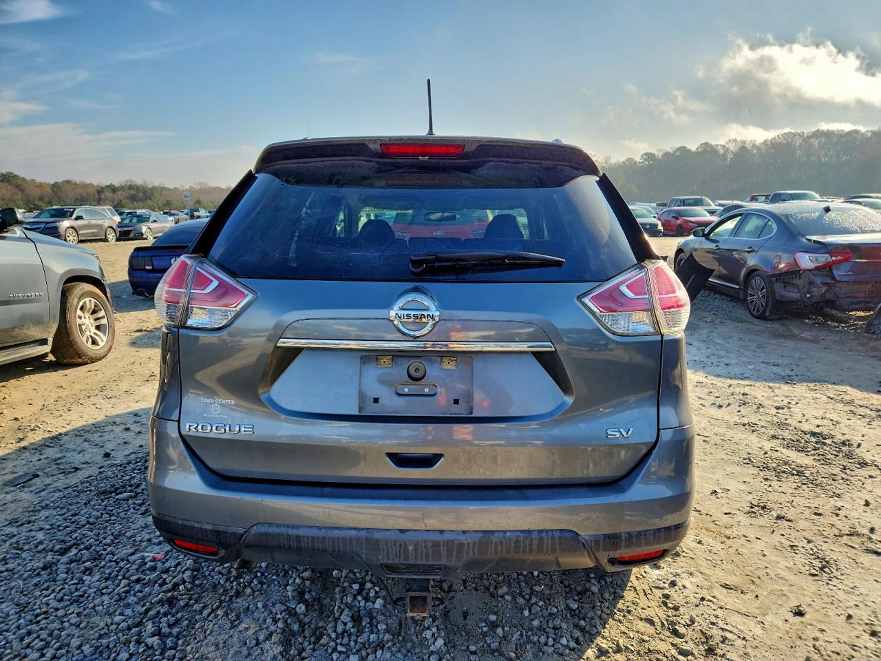 2015 Nissan Rogue S Gray vin: 5N1AT2MT5FC926182
