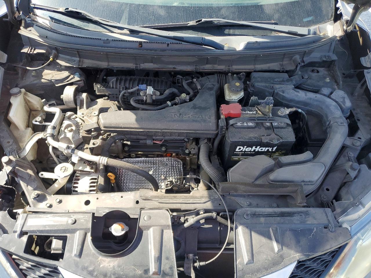 2016 Nissan Rogue Sl Серый vin: 5N1AT2MT5GC856622
