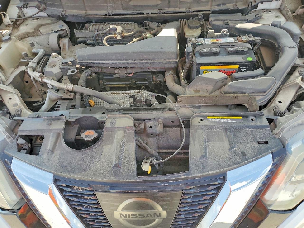 2017 Nissan Rogue Sv White vin: 5N1AT2MT5HC869484