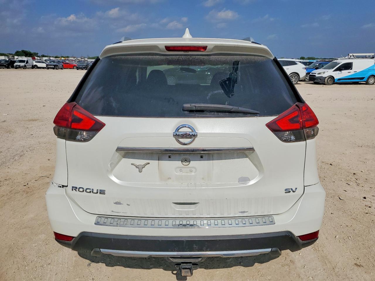 2017 Nissan Rogue Sv White vin: 5N1AT2MT5HC869484