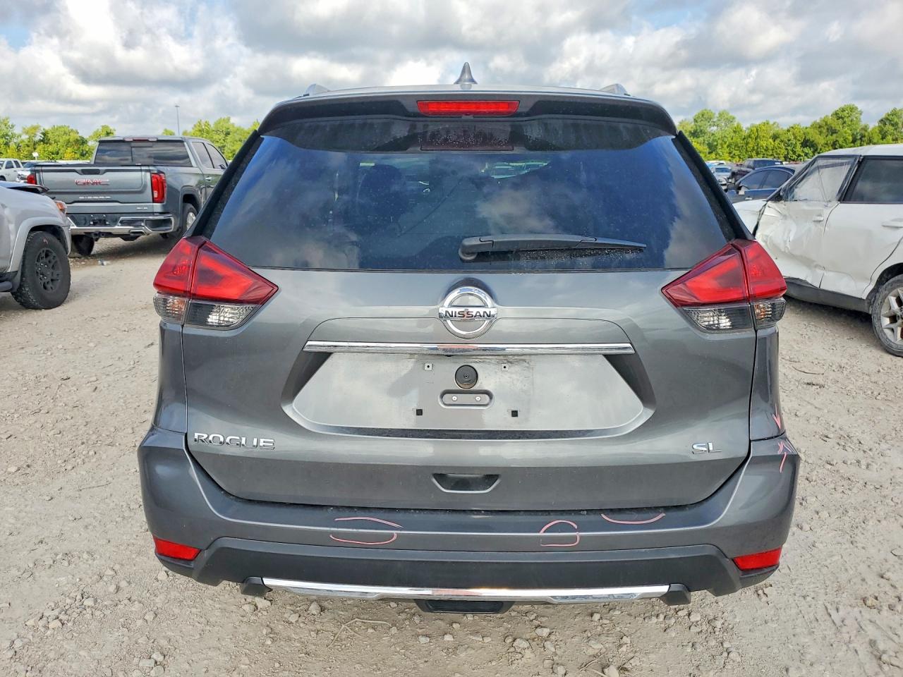 2018 Nissan Rogue Sl Gray vin: 5N1AT2MT5JC709501