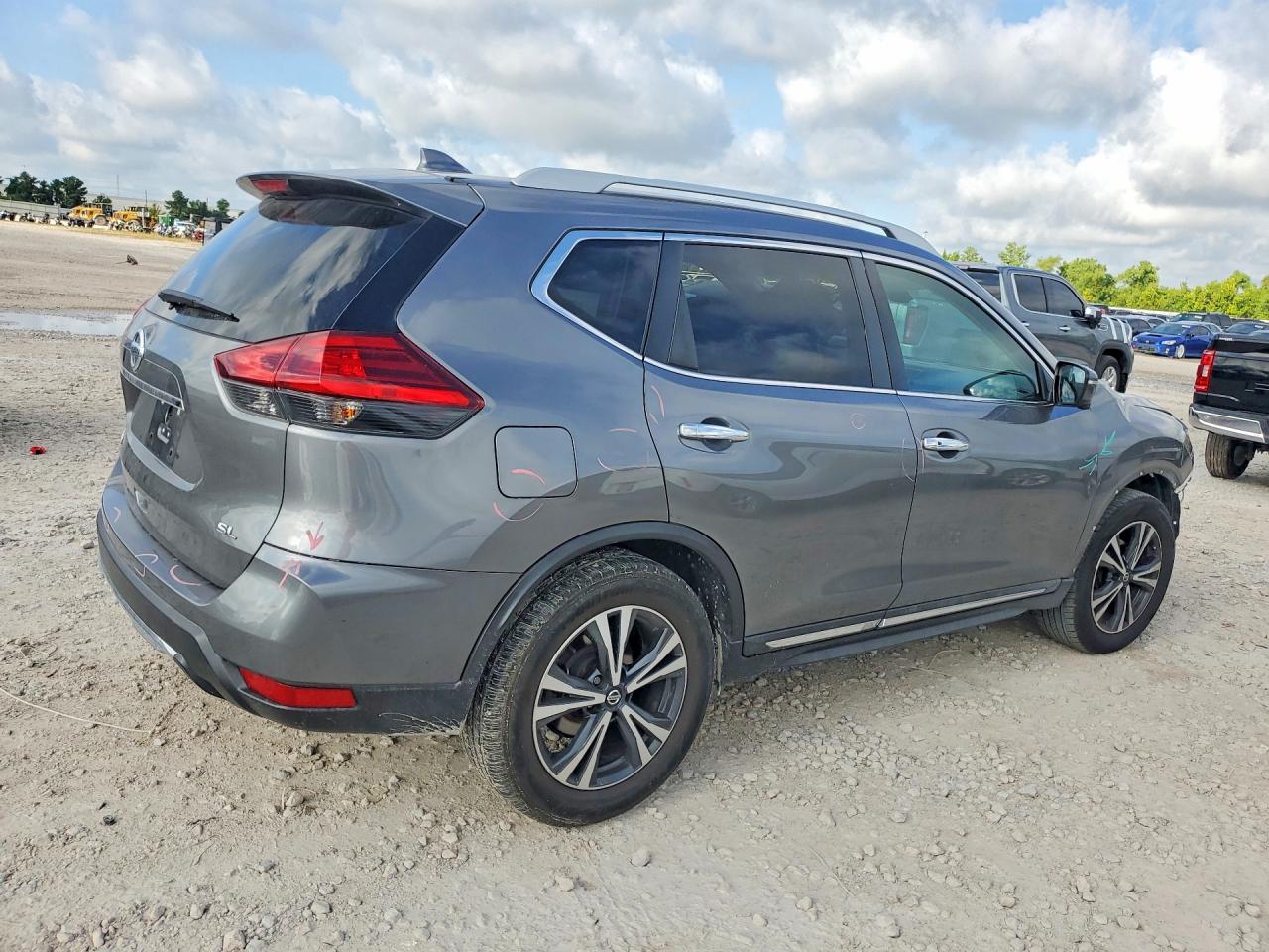 2018 Nissan Rogue Sl Gray vin: 5N1AT2MT5JC709501