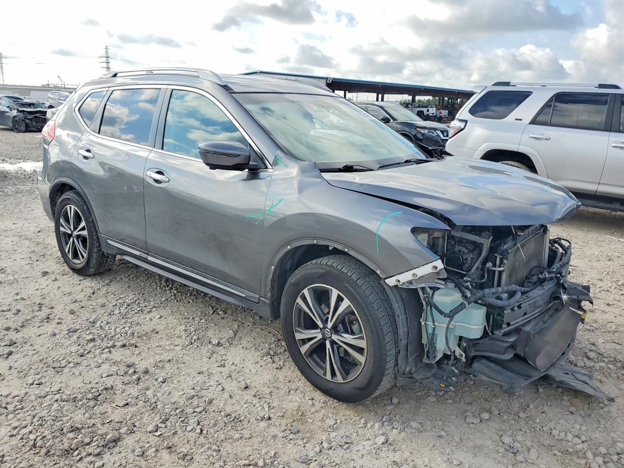 2018 Nissan Rogue Sl Gray vin: 5N1AT2MT5JC709501