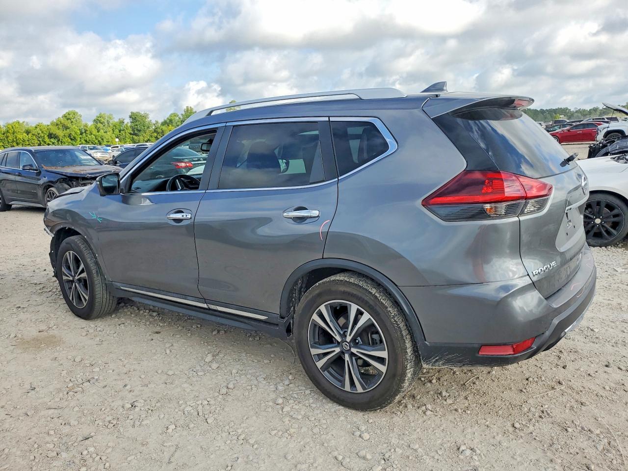 2018 Nissan Rogue Sl Gray vin: 5N1AT2MT5JC709501