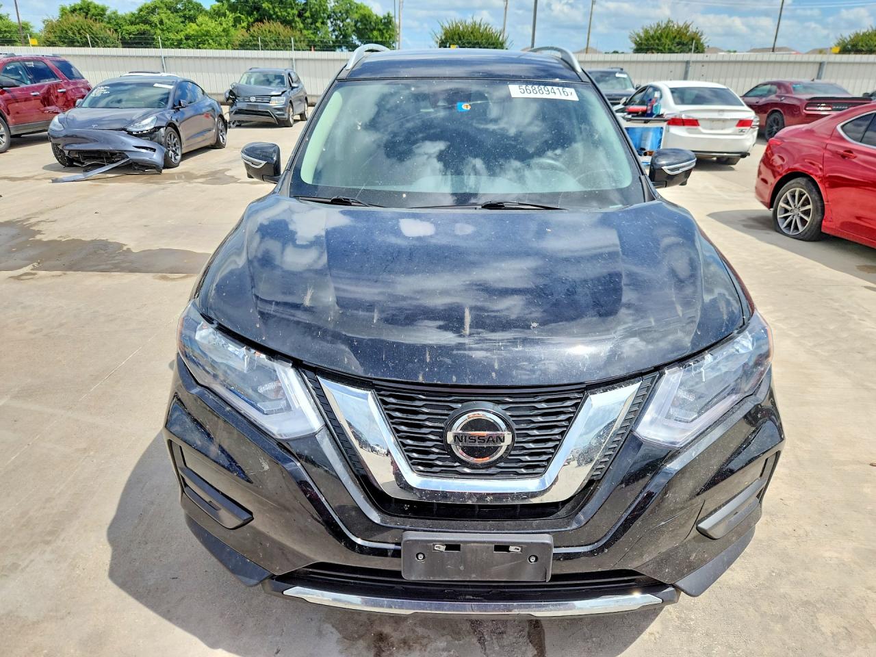 2019 Nissan Rogue Sv Черный vin: 5N1AT2MT5KC701562