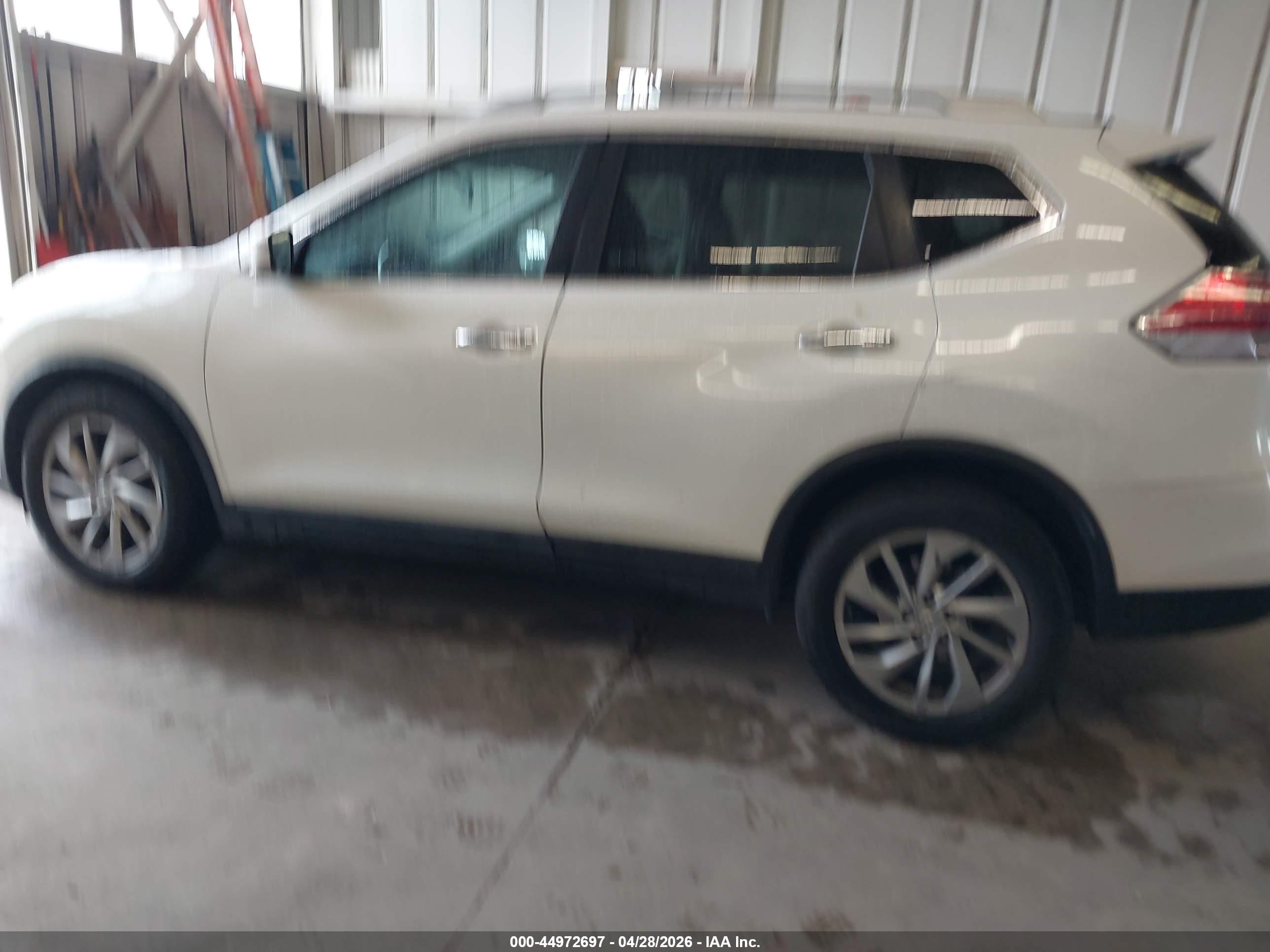2014 Nissan Rogue Sl White vin: 5N1AT2MT6EC751164