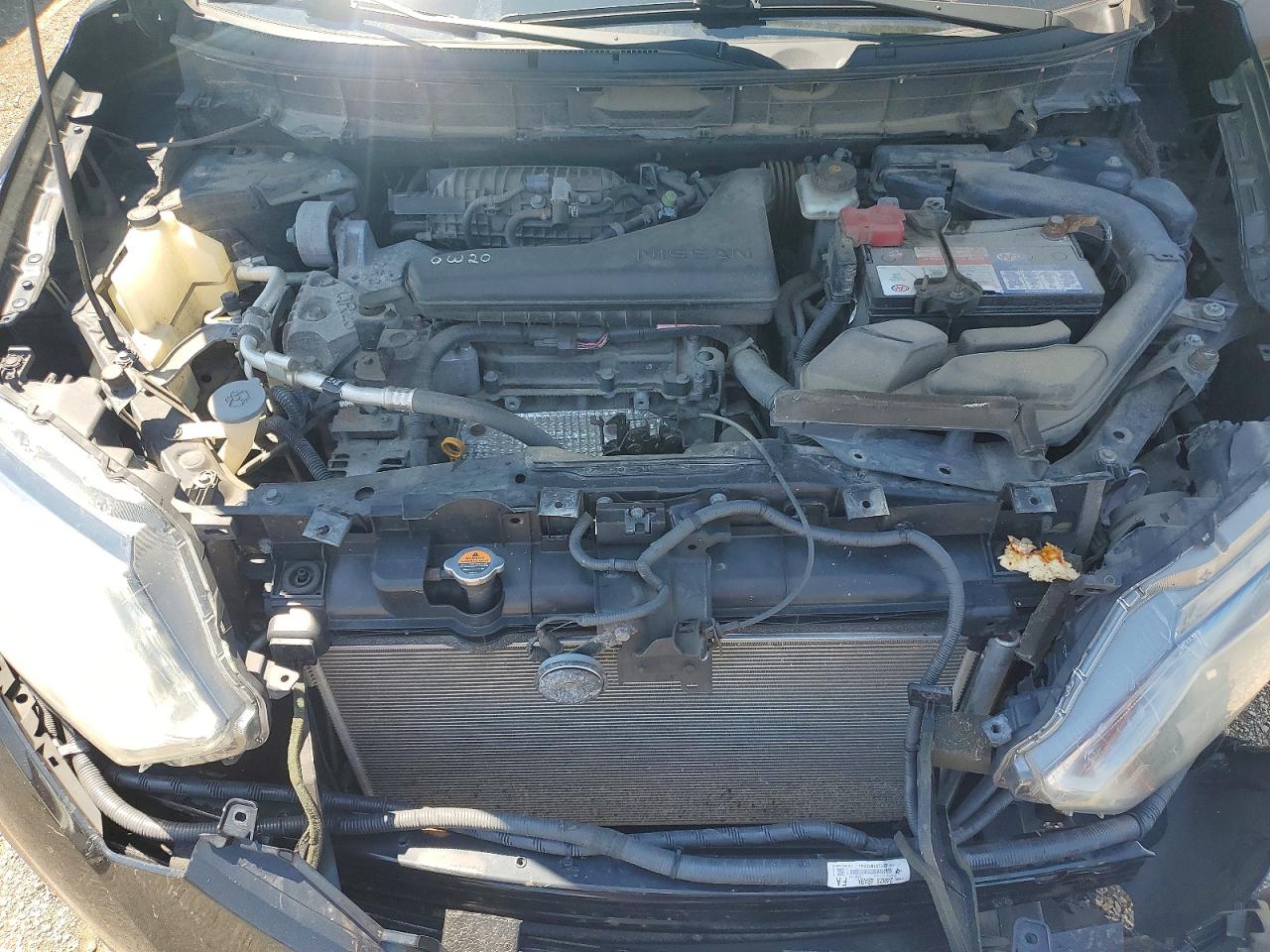 2014 Nissan Rogue S Black vin: 5N1AT2MT6EC757787