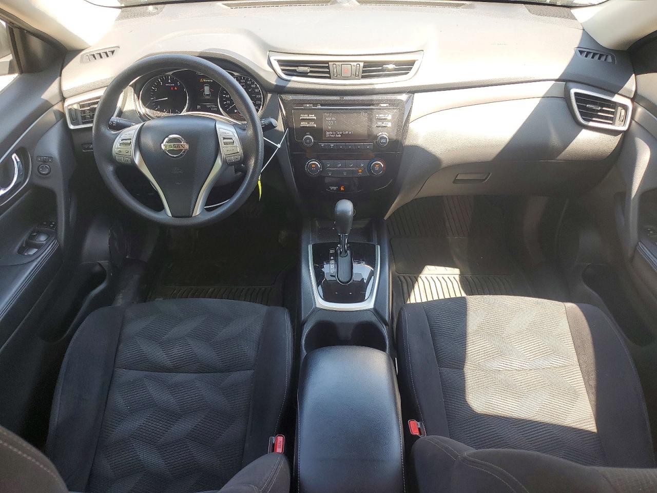 2014 Nissan Rogue S Black vin: 5N1AT2MT6EC757787